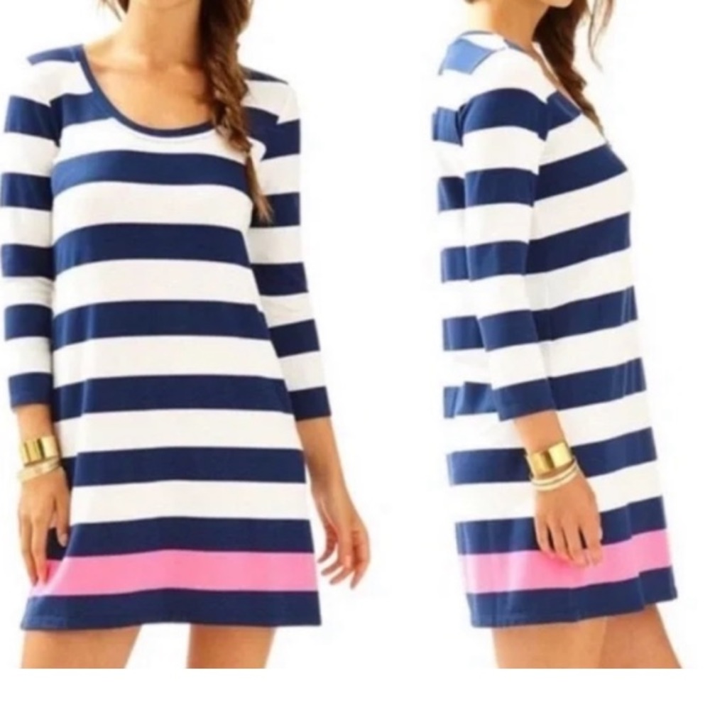 Lilly Pulitzer casual striped dress size M